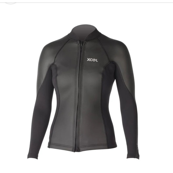 XCEL Women's Axis Smoothskin Long Sleeve Front Zip Wetsuit Jacket *Like New* - Picture 1 of 3